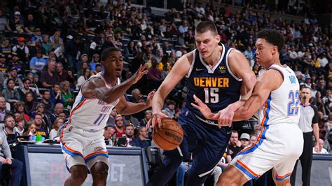 okc vs|Oklahoma City Thunder vs. Denver Nuggets Live Score and Stats .